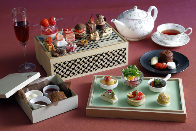 【大阪マリオット都ホテル】「チョコレート×いちご」の冬限定アフタヌーンティーが登場
