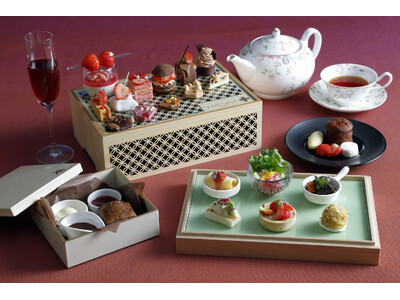 【大阪マリオット都ホテル】「チョコレート×いちご」の冬限定アフタヌーンティーが登場