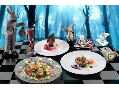 【シェラトン都ホテル大阪】「不思議の国のアリス」のストーリーを一皿ずつお料理で表現　スペシャルディナーイベント「不思議の国のアリス ～Dinner with a story～」開催