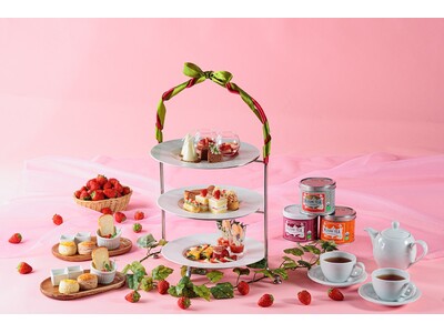 【都ホテル 四日市】期間限定！甘酸っぱく華やかな『苺』を贅沢に使った春のアフタヌーンティーを販売