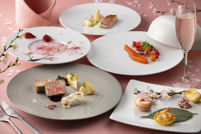 【シェラトン都ホテル東京】“桜”の彩りと春の味覚を楽しむ　季節限定の「SAKURAコース」をカフェ カリフォルニアにて販売