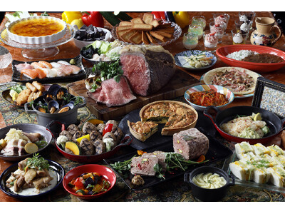 【大阪マリオット都ホテル】本格ビストロの味わいと旬の彩りを堪能！肉や魚介の旨みを生かした料理と、季節感あふれる華やかなデザートが並ぶ「ビストログルメブッフェ」を開催