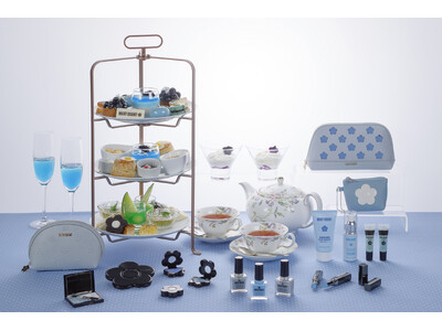 【大阪マリオット都ホテル】マリークワントと彩る"Sky Bloom Afternoon Tea"が登場