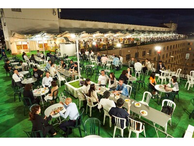 【都ホテル 京都八条】屋上で、夜風とともに楽しむ夏祭り「スカイビアガーデン」6月5日（金）スタート！
