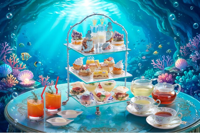 【シェラトン都ホテル大阪】夏の果実を使用したスイーツで「人魚姫」の世界を表現「プリンセスアフタヌーンティー ～マーメイド～」販売