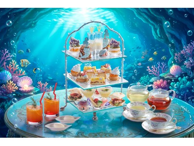 【シェラトン都ホテル大阪】夏の果実を使用したスイーツで「人魚姫」の世界を表現「プリンセスアフタヌーンティー ～マーメイド～」販売