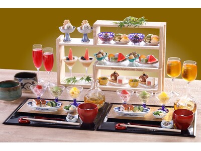 【シェラトン都ホテル大阪】日本の夏を五感で味わう和のアフタヌーンティー販売 ＜着物・浴衣ご来店特典付＞