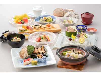 【志摩観光ホテル】季節限定　鮑を多彩な調理法で味わう「鮑づくし会席」販売