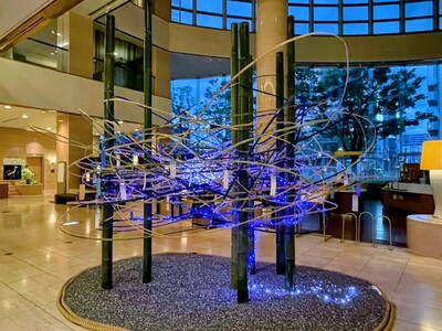 【都ホテル 四日市】七夕の願いがひとつのアートになる　ホテルロビーで七夕アート展「宙星（そらぼし）」を開催
