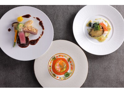【シェラトン都ホテル大阪】夏から秋へ、ふたつの季節を一度に味わう創作フレンチコースを3日間限定で販売