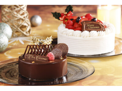 【都ホテル 尼崎】クリスマスケーキ2026　プレミアムなショコラと王道いちごショートが彩る、甘く華やかなクリスマス