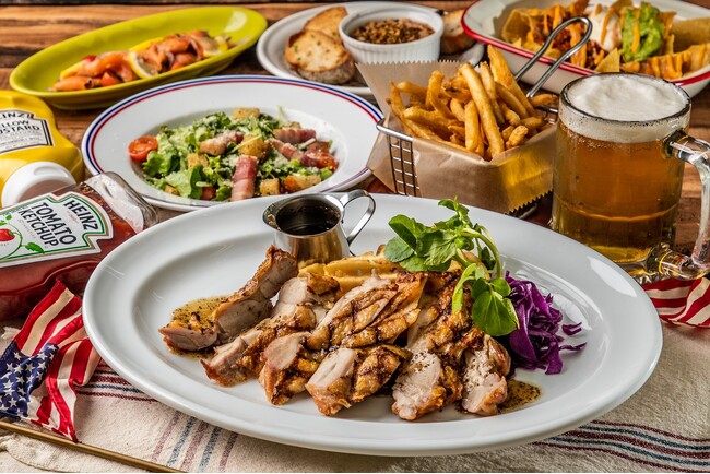 【3月22日で閉店・感謝の気持ちを込めて】最大5時間飲み放題付のコースをサンキュー価格3,900円でご提供中☆立川GREEN SPRINGS内「under the cascade」