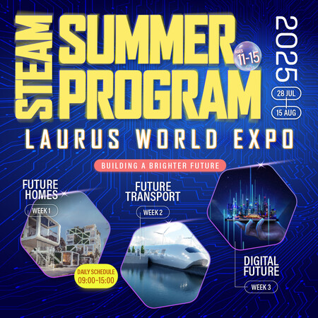 【中学生向け・夏限定】 「STEAM Summer Program 2025」開催 世界基準の教育 × 英語で学ぶ、夏のSTEAMプログラム｜ローラスインターナショナルスクール