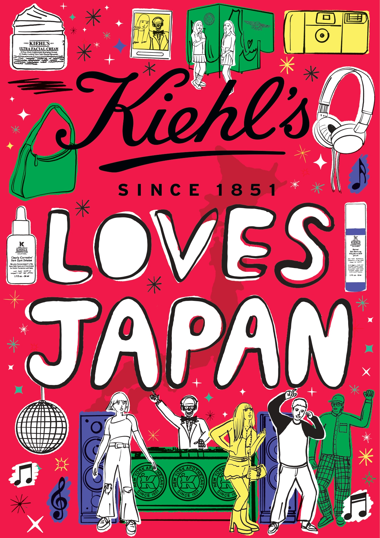 「Kiehl’s LOVES JAPAN 2023」発売記念～キールズと一緒に、肌も、自分も解き放つ夏を～「Kiehl’s LOVE YOUR SKIN」POP UP EVENT開催