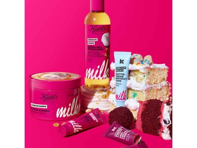 セレブも愛するNYベーカリー「Milkbar」と初コラボ！自分を甘やかす「スイーツ×ボディケア」コレクションがキールズより誕生！とびきりポップな冬のボディ&リップケア、11月6日(金)～数量限定発売