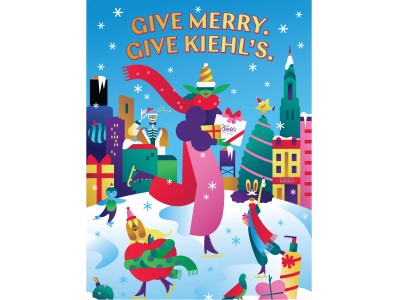 GIVE MERRY. GIVE KIEHL'S. -キールズと一緒にワクワクを贈ろう-
