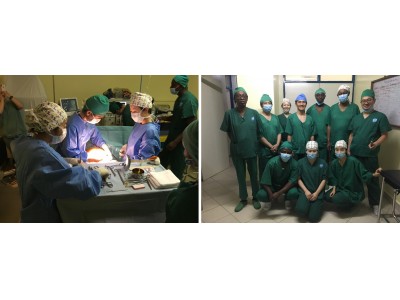 日本医療チームがルワンダで初めて帝王切開を実施
