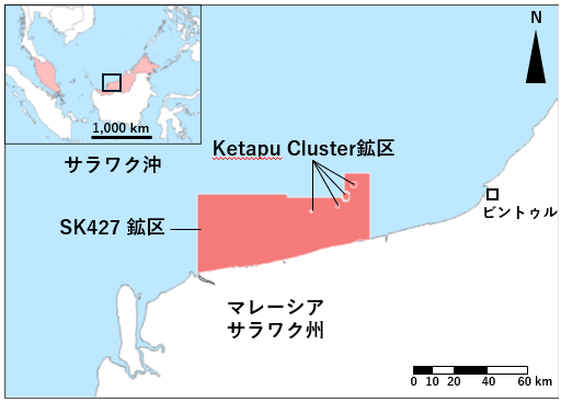 マレーシアでの油ガス田探鉱開発事業に参入