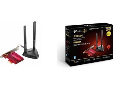 TP-Link、Wi-Fi6対応 新世代無線LANアダプター 「Archer TX3000E」 10