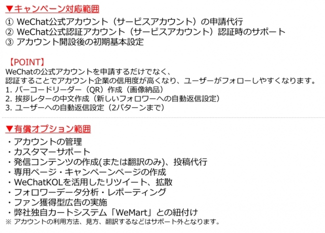 限定10社 Wechat公式認証アカウントの開設が半額キャンペーン 記事詳細 Infoseekニュース