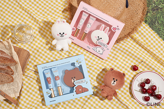 MilkTouchとLINE FRIENDSのスペシャルセット第一弾 LONG AND CURL & VOLUME AND CURL MASCARA SET発売