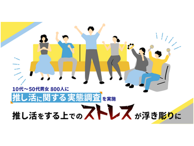 【推し活に関する実態調査】推し活の活動内容1位は「出演番組の視聴」。7割の人が「出演情報のリサーチ」に時間を使うが6割の人が推しの出演番組を見逃しストレスを経験。推し活をする上でのストレスが浮き彫りに