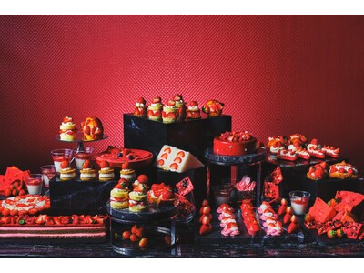 「The Elegant Red（ジ・エレガント レッド）」ストロベリースイーツビュッフェ