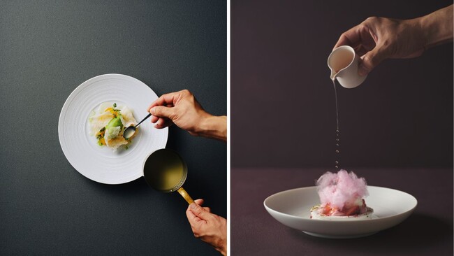 デザートバー「mudae.(ムデ)by Justin Lee」 スプリングメニュー提供開始 シソや桜クリームを使用した新メニューが登場