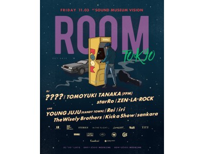 11.03(金)"URBAN RESARCH"、"STUDIOUS"がサポートを行うインドアフェス"ROOM"第三弾ラインナップ発表！