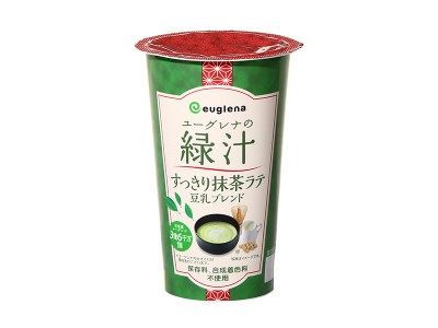 「ユーグレナの緑汁」シリーズに新商品登場！3月5日（月）、『ユーグレナの緑汁 すっきり抹茶ラテ 豆乳ブレンド』新発売