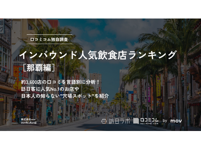 【独自調査】外国人に人気の飲食店ランキング【那覇編】焼肉店・居酒屋を抑えた1位は？：インバウンド人気飲食...