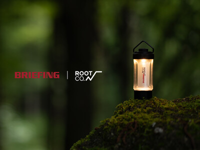 【BRIEFING×ROOT CO.コラボレーション】最大120ルーメン&無段階調光付き、ミニマルなLE...