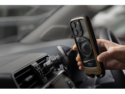 急速充電対応MagSafeカーマウント「PLAY EZ1 MagSafe Wireless Car Charger」＆MagSafe対応メタルリングステッカー販売開始