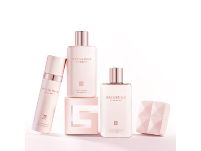 【ジバンシイ】まばゆいほど華やかで、とびきりチャーミングな香り『イレジスティブル オーデパルファム』から、待望のボディケアシリーズが新登場。予約必須のソリッド パフュームも限定復刻版として同時発売！