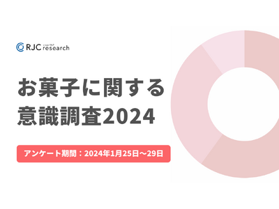 RJCリサーチ「お菓子に関する意識調査2024」を実施