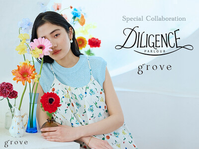 【grove】DILIGENCE PARLOURとのスペシャルコラボアイテムを5月2日（金）より発売