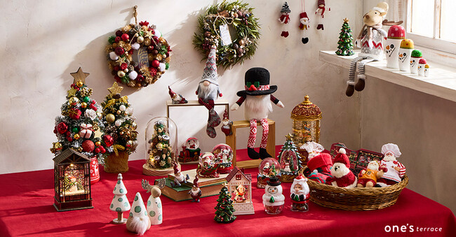【one’sterrace】ホリデーシーズンを楽しむ！クリスマスグッズの販売＆イベントを10月15日（水）より開催！