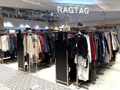 デザイナーズ＆ラグジュアリー特化のユーズドセレクトショップ「RAGTAG（ラグタグ）」 11 月21 日、台湾1号店が台北・微風南山にオープン
