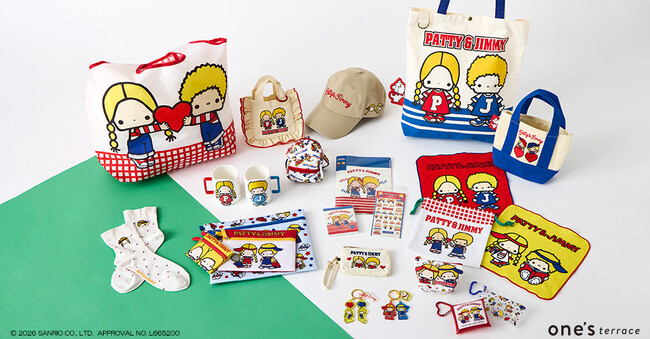 【one’sterrace】「パティ＆ジミー」グッズが大集合！店頭イベントを3月20日（金・祝日）より開催！