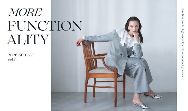 【cloenc】「MORE FUNCTIONALITY 2026 SPRING vol.01」3月19日（木）より公式オンラインストアにて公開