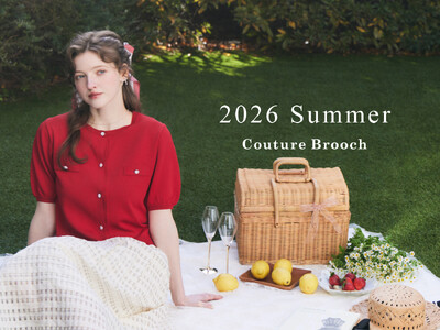 【Couture Brooch】「Le Jardin de pique-nique」をテーマにした、心は...