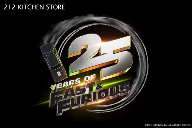 【212 KITCHEN STORE】『ワイルド・スピード』との初コラボ！日常を加速させる、究極のアニバーサリー・コレクション6月2日（火）より販売開始！