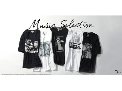 【tk.TAKEO KIKUCHI】90年代を象徴する3組の世界的なアーティストがTシャツに。７月1日(水)よりオンラインストアにて先行販売開始