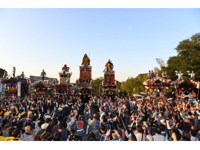 いにしえのイケメンヒーローの山車人形や千葉県最大級の神輿が城下町を行き交う、熱狂の3日間（10月13日～15日）