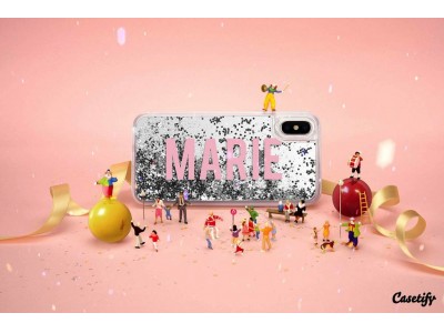 【Casetify (ケースティファイ)】イニシャルグリッターケースがオーダーできる初のポップアップストア開催