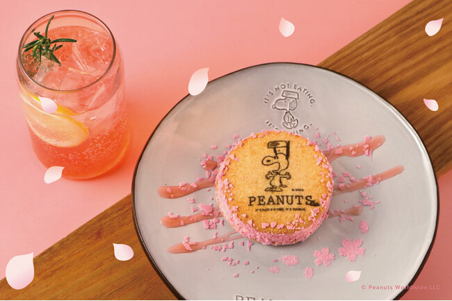 PEANUTS Cafe｜【期間限定】春の訪れを感じられる“さくら”のシーズンメニューが登場！