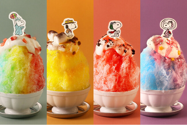 PEANUTS Cafe｜【期間限定】スヌーピーの変装をテーマにした、“カラフル”なかき氷シリーズが6/10(水)より登場！