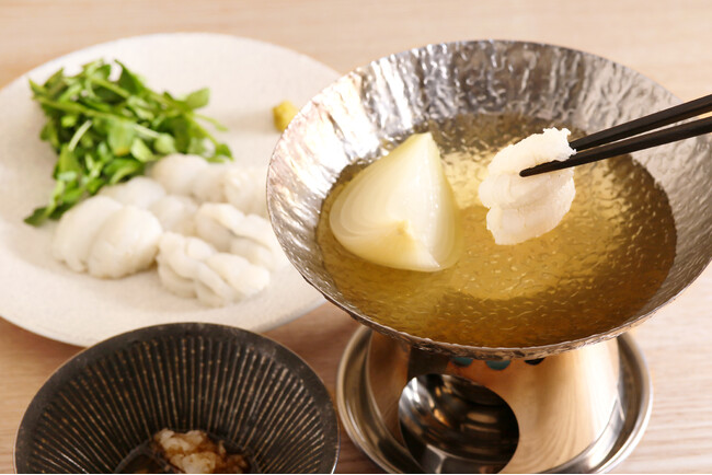 淡路島の鱧を味わう夏の贅沢。島おでんMIKE丸の内店で『鱧出汁しゃぶしゃぶコース』と『冷やしおでん』を提供開始