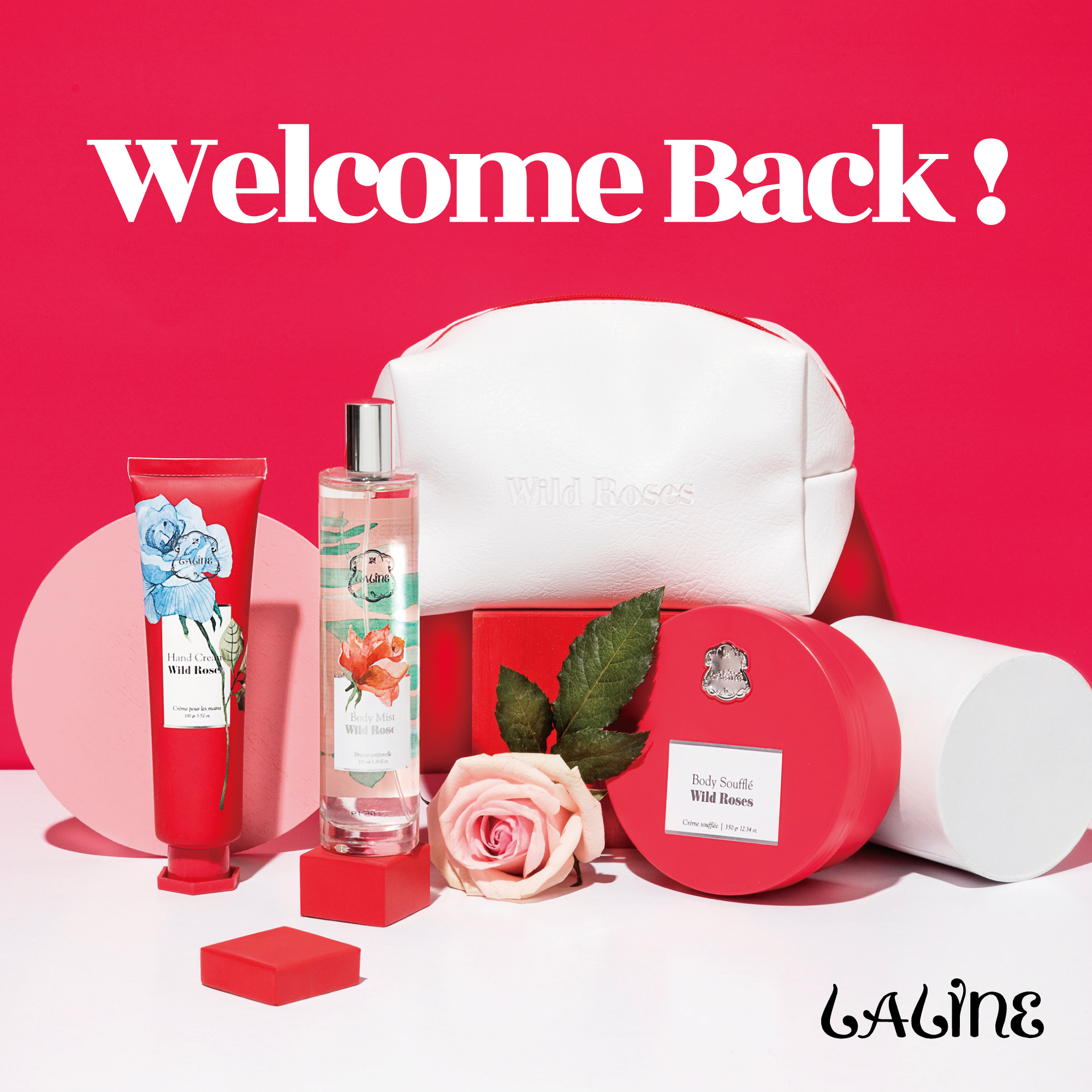 【Laline】#welcomeback 営業再開ありがとうキャンペーン＜2020年6月1日～28日ワイルドローズを特別価格で販売＞