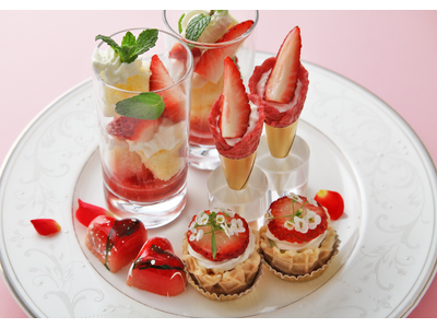 オーシャンビュー絶景カフェに【ストロベリーアフタヌーンティー】登場！ 大人のご褒美☆いちごが主役の優雅なひととき♪
